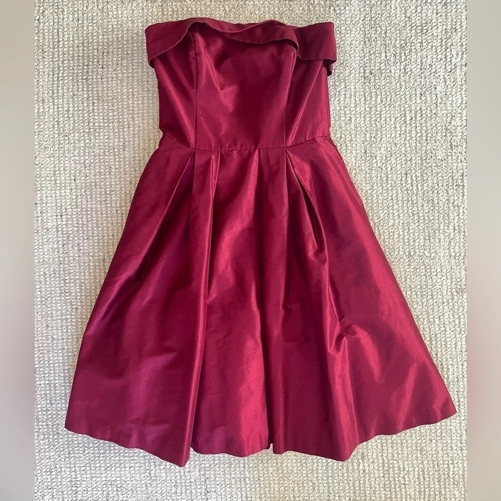 WHBM Red Formal Dress Size 00 - Picture 2 of 15